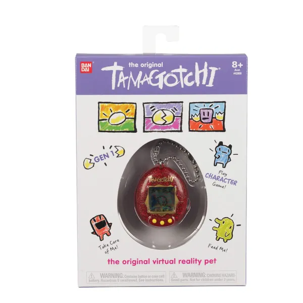 Original Tamagotchi - Red Glitter 2 Original Tamagotchi - Red Glitter