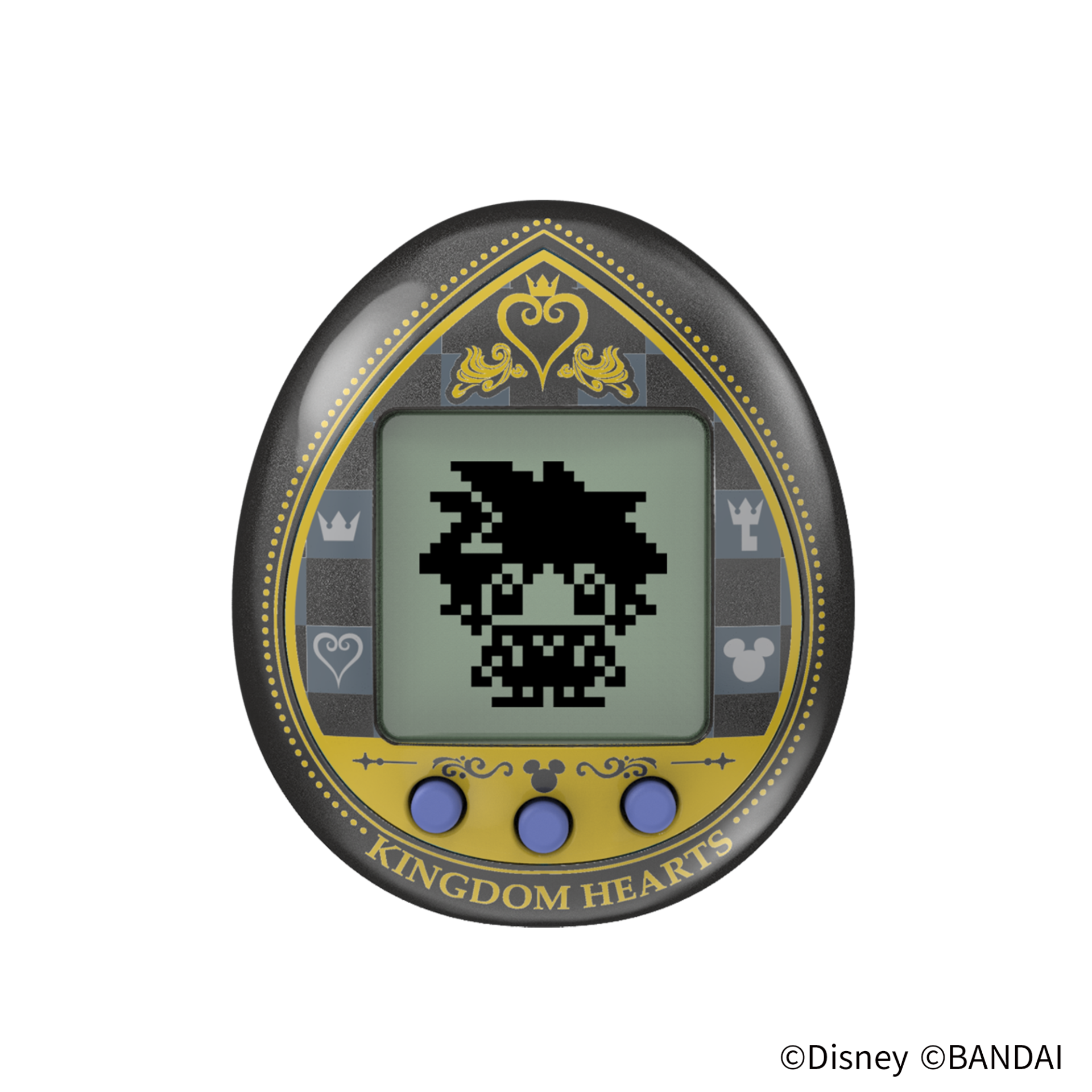 Kingdom Hearts 20th Anniversary Tamagotchi - Dark Mode