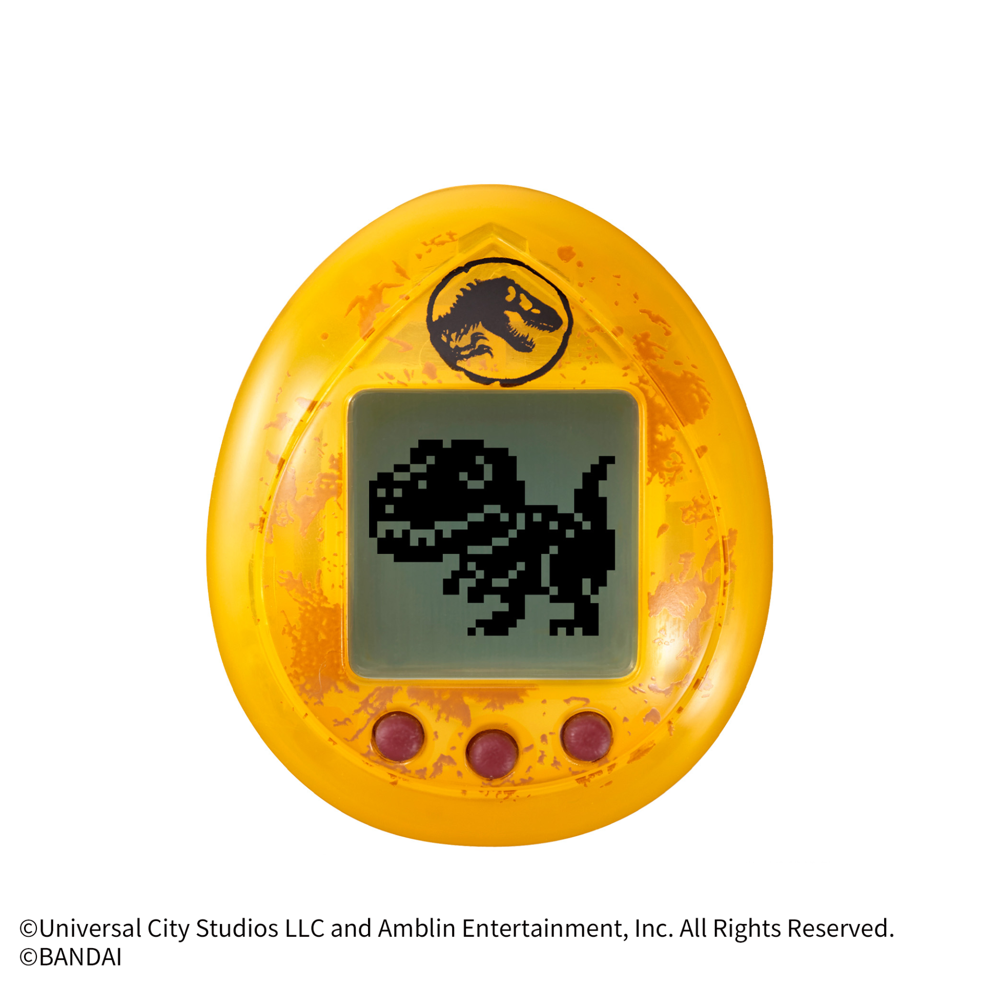 Jurassic Park 30th Anniversary Tamagotchi - Dinosaur Amber ver.