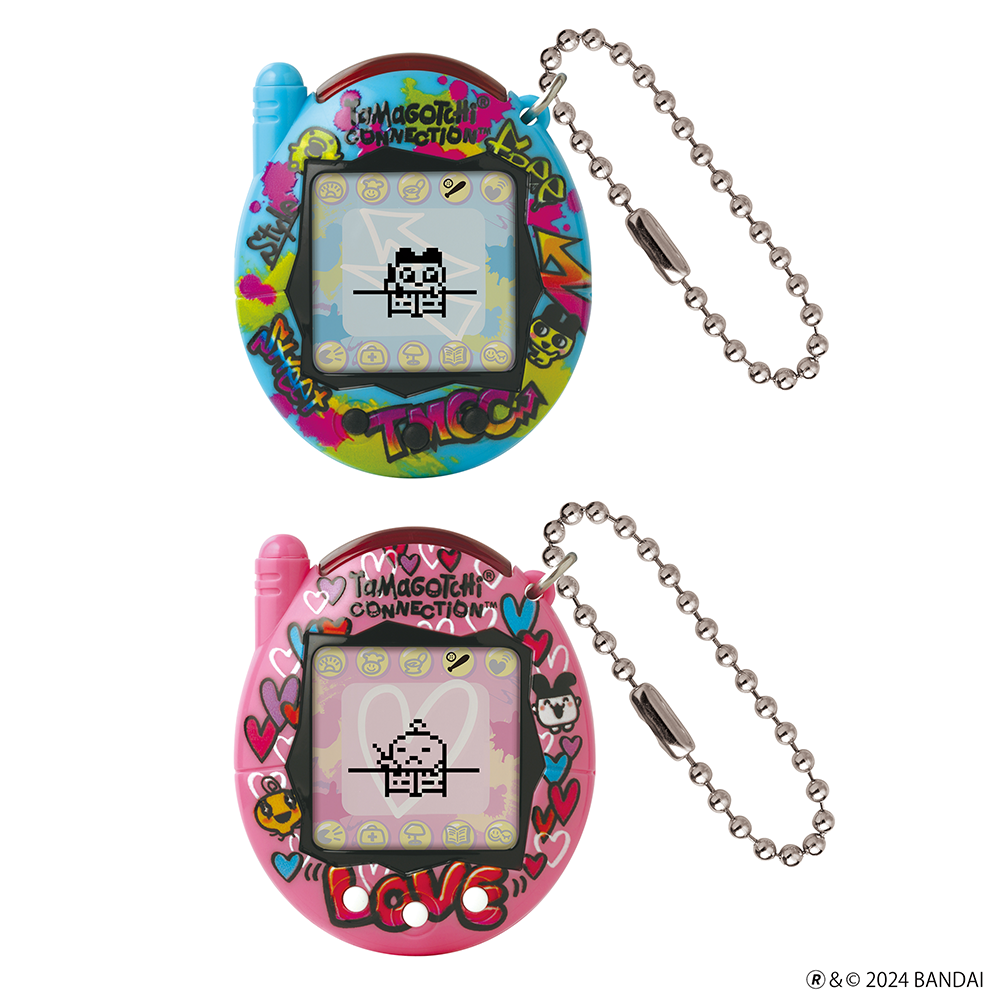 Tamagotchi Connection True Friends - Blue Graffiti and Pink Graffiti